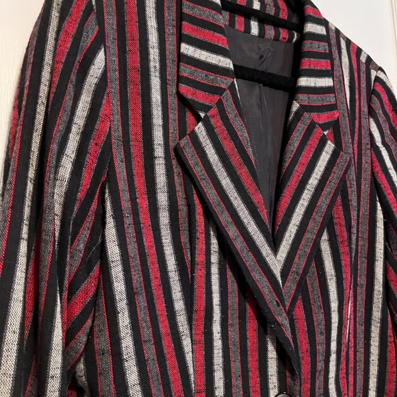 Village Sport Vintage Blazer, Red/Black - Picture 4 of 9